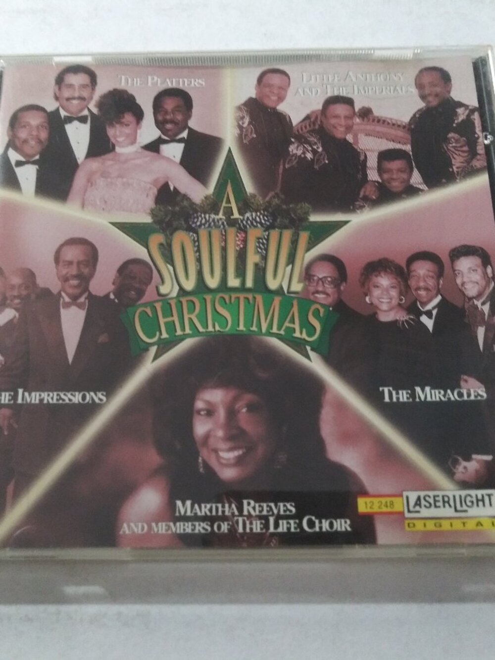 A Soulful Christmas OLDIES VG+ Original LaserLight Digital Comp CD 1994 MOTOWN